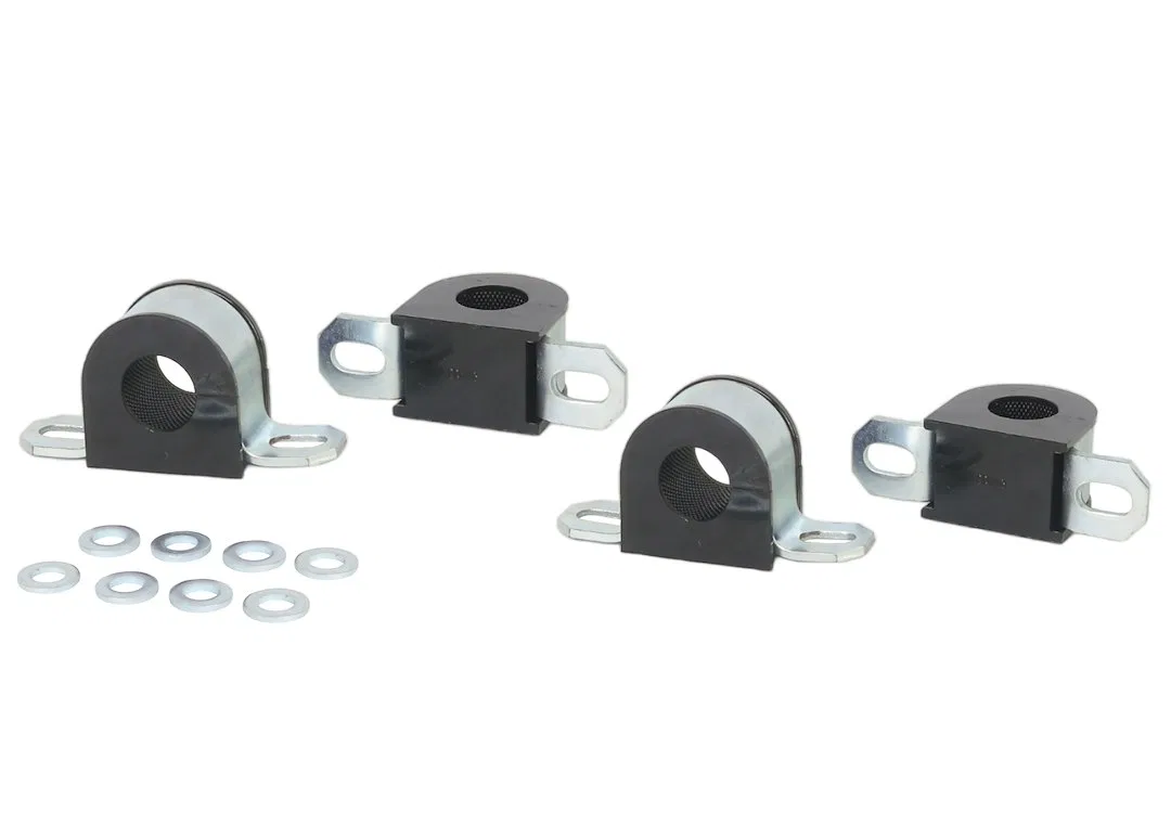 W23809 – WHITELINE Stabilizer Bar Mount Bushing, Set Of 4 With Four Saddles/ eight Washers/ Grease
